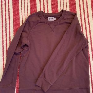 Pact Organic Cotton Aubergine/Raisin Color Womens Large Sweatshirt